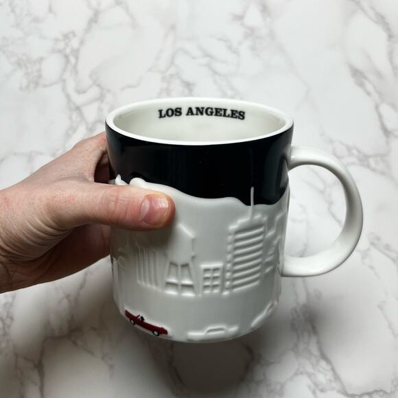 Starbucks Los Angeles Hollywood 3D Car Skyline Relief Mug Limited Edition - Picture 1 of 5